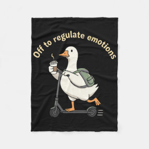 Op weg om Emoties te Reguleren Mentale Gezondheid  Fleece Deken