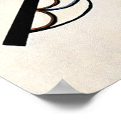 Op White II - Wassily Kandinsky Poster (Hoek)