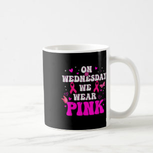 Op woensdag Draag we Pink Ribbon borstkanker AWA Koffiemok