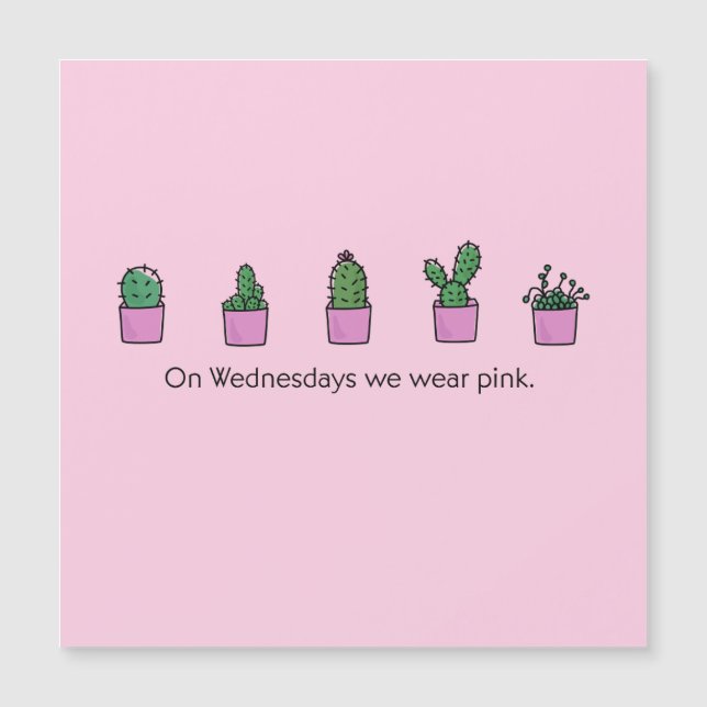 Op woensdag Draag we Roze (Voorkant)