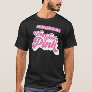 Op woensdag Draag we roze klassieke T-Shirt