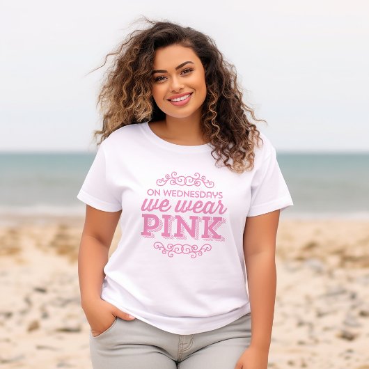 Op woensdag Draag we Roze T-shirt