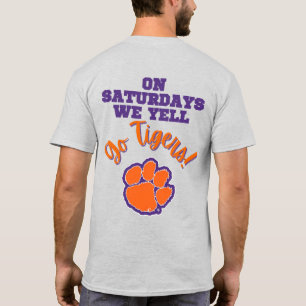 Op zaterdag schreeuwen we - Clemson T-shirt