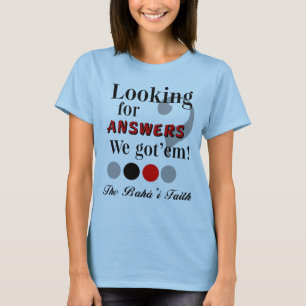 Op zoek naar antwoorden t-shirt