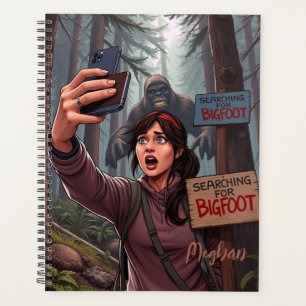 Op zoek naar Bigfoot Sasquatch Selfie Planner