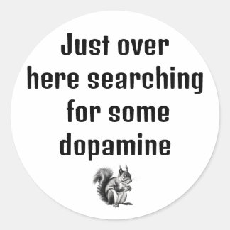 Op zoek naar dopamine sticker