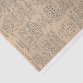 Op zoek naar een baan? Gewoon een baan geland? Tissuepapier (Detail)