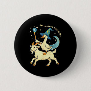 Op zoek naar een relletje Funny Chaotisch Weird An Ronde Button 5,7 Cm