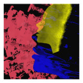 Op zoek naar het echte zelf foto afdruk (Voorkant)