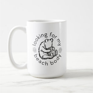 Op zoek naar mijn Beach Body met Winnie-the-Pooh Koffiemok