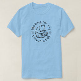 Op zoek naar mijn Beach Body met Winnie-the-Pooh T-shirt