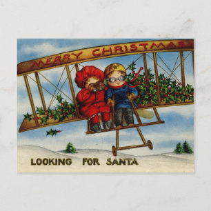 Op zoek naar Santa Merry Christmas Briefkaart