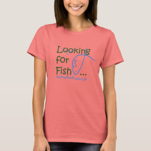 Op zoek naar vis t-shirt
