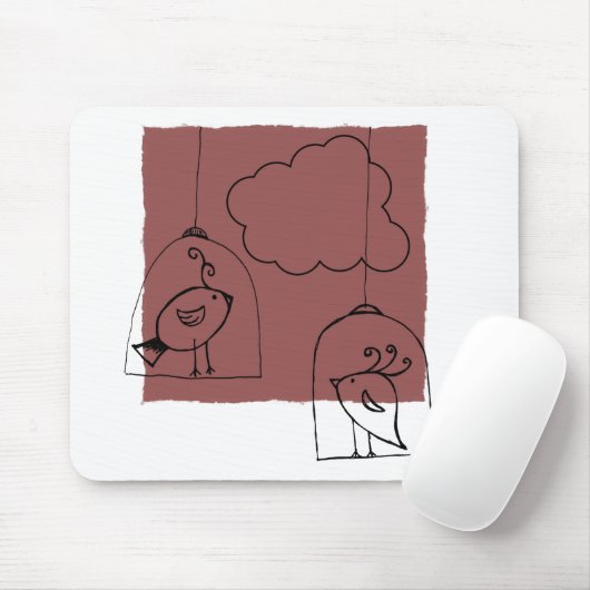 Op zoek naar vrijheid muismat (Met muis)