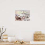 Op zoek naar waterbaby's van Warwick Goble Poster (Keuken)