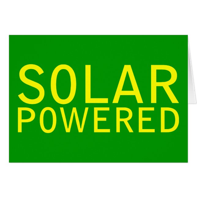 op zonne-energie (Voorkant Horizontaal)