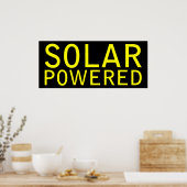 op zonne-energie poster (Keuken)