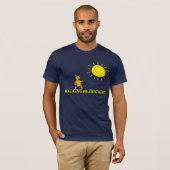 Op zonneschijn lopen t-shirt (Voorkant volledig)