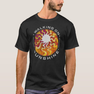 Op zonneschijn lopen t-shirt