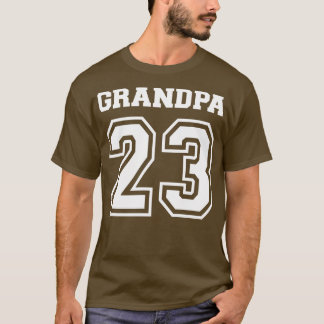 Opa 2023 voor zwangerschapsaankondiging t-shirt