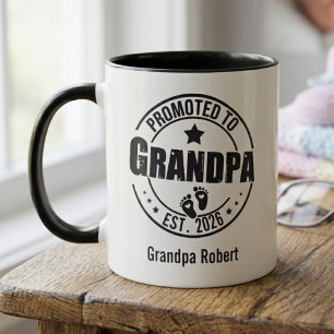 Opa-aankondigingsmok cadeau mok