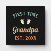 Opa Abuelo Nonno Gramps First Time Grandpa Fotoplaat (Voorkant)