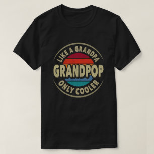 Opa als opa alleen Koelvaders Dag T-shirt