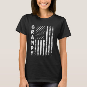 Opa Amerika Vlag Vaderdag 4 juli M T-shirt