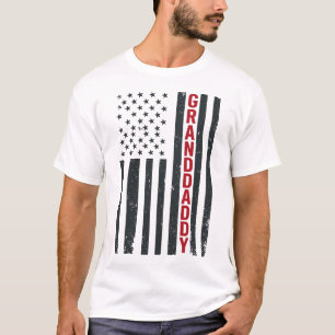 Opa Amerikaanse Vlag Vintage Patriottisch Ontwerp_ T-shirt