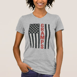 Opa Amerikaanse Vlag Vintage Patriottische Vector_ T-shirt