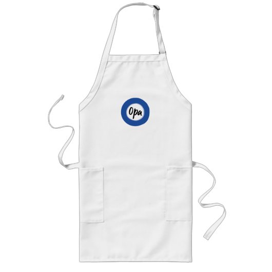 Opa Apron Lang Schort (Voorkant)