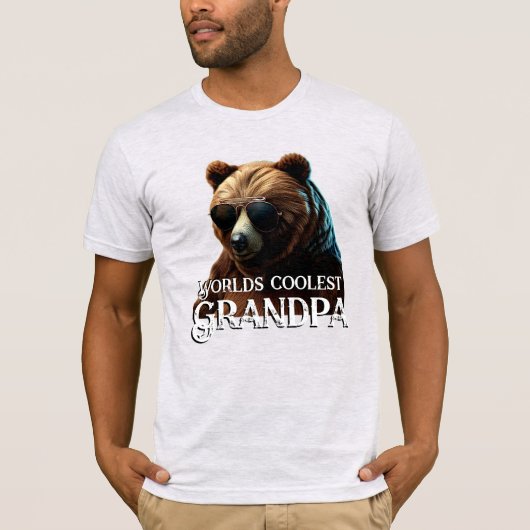 Opa Beer werelden Coolest T-shirt (Voorkant)