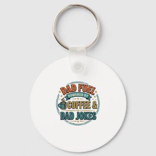 Opa brandstof koffie en slechte grappen vintage sh sleutelhanger