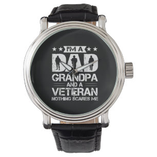 Opa citaten   Ik ben een vader en een veteraan Horloge