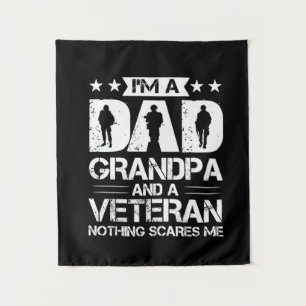 Opa citaten   Ik ben een vader en een veteraan Wandkleed