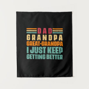 Opa citaten Vader geweldige opa Wandkleed
