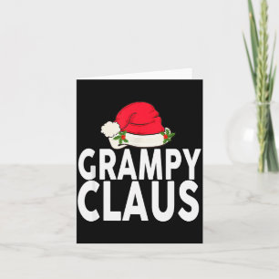 Opa Claus Kerst Familie Groep Matching Pyjama Kaart