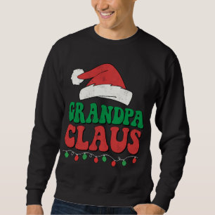 Opa Claus Sinterklaas Kerstmis Lichten Familie Mat Trui