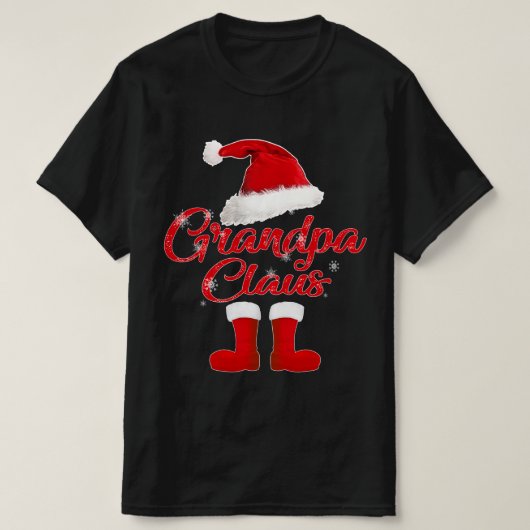 opa claus t-shirt (Design voorkant)