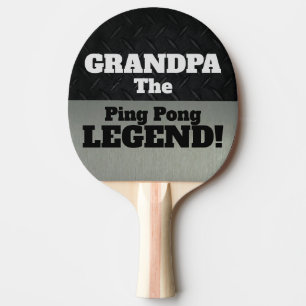Opa de legendarische smack Talk Black Silver Tafeltennisbatje