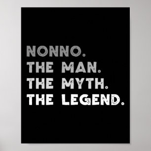 Opa De Man De Mythe De Legende Cool Opa Poster