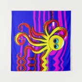 Opa de Ontwerper Octopus Wandkleed (Voorkant (horizontaal))