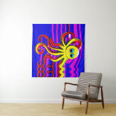 Opa de Ontwerper Octopus Wandkleed (In Situ (horizontaal))