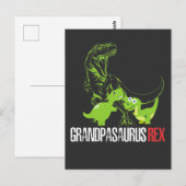 Opa Dinosaur Grootvader Dino Kleinkind Briefkaart (Voorkant / Achterkant)