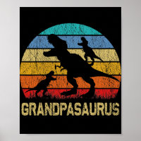 Opa Dinosaur T Rex Grandpasaurus 2 kinderen