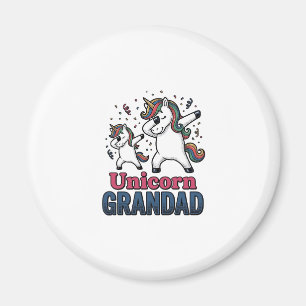 Opa Eenhoorn Vintage Gravure Shirt Ontwerp_1 Magneet