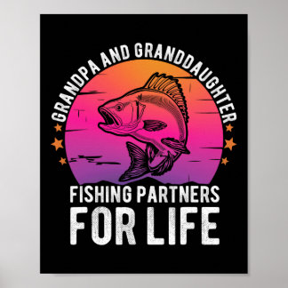 Opa en kleindochter Vist partners voor Lif Poster