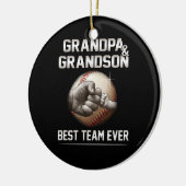 Opa en opa Beste team ooit Keramisch Ornament (Links)