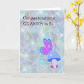 Opa feliciteert Kaart (Gele Bloem)