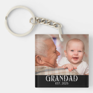 Opa Geworden Foto Cadeau Sleutelhanger
